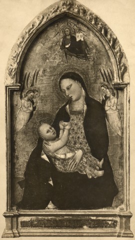 Foto Reali — Giovanni del Biondo - sec. XIV - Madonna con Bambino e angeli — insieme
